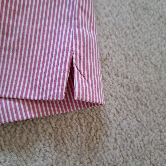 ❤️ S.C.& Co. Pull On Skort Pink White Striped Stretch Skirt Women's  NWT - Picture 3 of 11